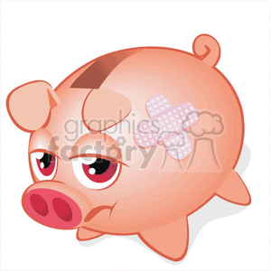 broken piggy bank clipart. Commercial use image # 382272