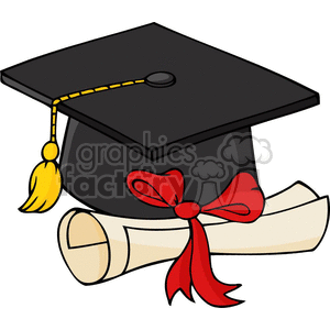 school education learning learn cartoon funny character graduation cap caps diploma diplomas