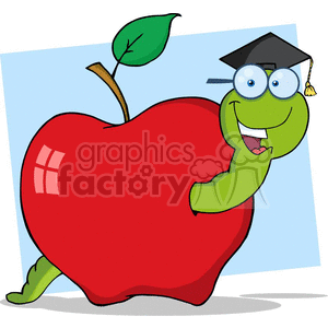 4269-Happy-Graduate-Worm-In-Apple