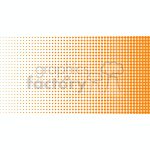 cartoon halftone design style dot dots orange