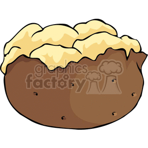 baked potato clipart. Royalty-free icon # 382993