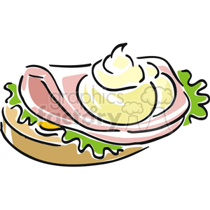 food nutrient nourishment sandwich bread develed eggs