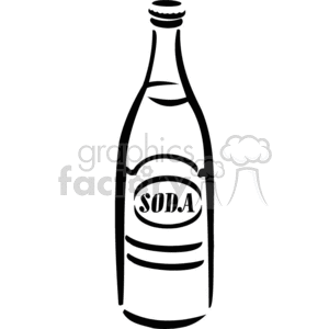 soda outline clipart. Royalty-free image # 383023