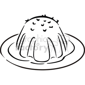 clipart - cake outline.