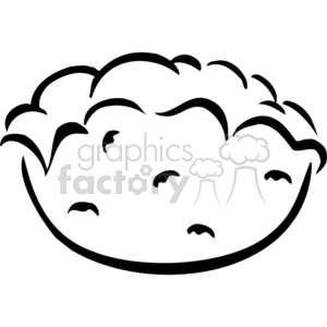 baked potato outline clipart. Commercial use image # 383070