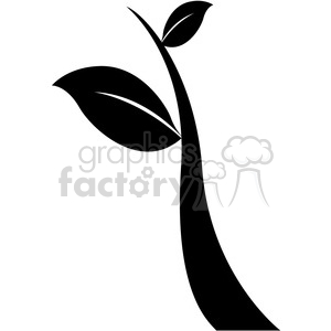 leaf 007 clipart. Royalty-free image # 384893