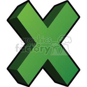 3d multiplication sign clipart clipart. Royalty-free image # 387173