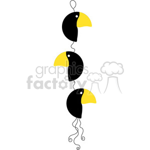 Crow Dangler clipart. Royalty-free image # 387692