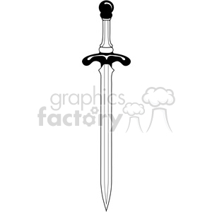 Sword 01 clipart. Royalty-free image # 387760