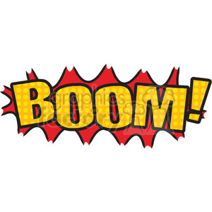 boom onomatopoeia clip art vector images clipart. Commercial use image # 390044
