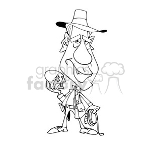 harrison ford black white clipart. Royalty-free image # 392908