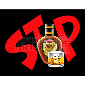 cartoon aa alcohol drinking drunk liquor whiskey jack+coke