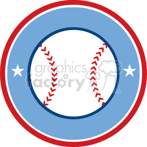 Baseball red ouline banner clipart. Commercial use image # 396069