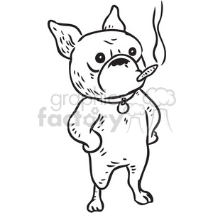 clipart - smoking frenchi vector RF clip art images.