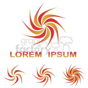 clipart - logo template curved 009.