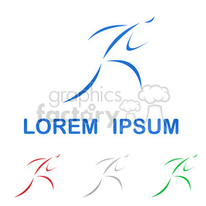 logo template sport 002 clipart. Royalty-free image # 397214