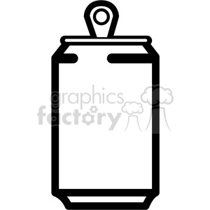 clipart - soda can icon with no label.