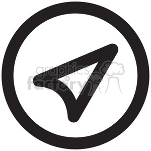 icon icons black+white outline symbols SM vinyl+ready map direction route marker
