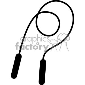 jump rope vector icon clipart. Royalty-free image # 403222