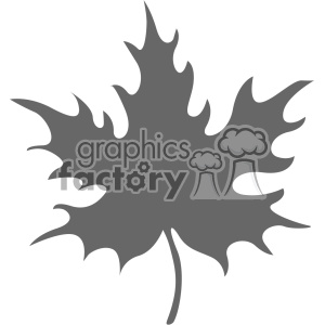 maple leaf vector clipart. Commercial use image # 403323