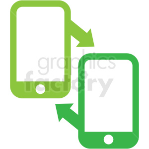 mobile data exchange icon clip art clipart.