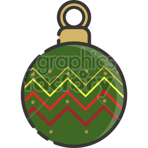 Christmas ornament green christmas icon clipart. Commercial use image # 407310