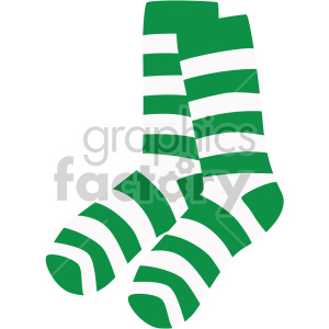 st patricks day socks no background clipart. Commercial use image # 407658