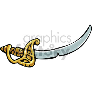 clipart - cartoon sword.