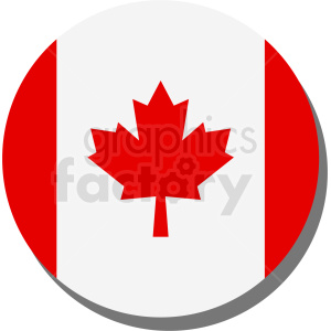 canada circle icon clipart. Royalty-free image # 408760