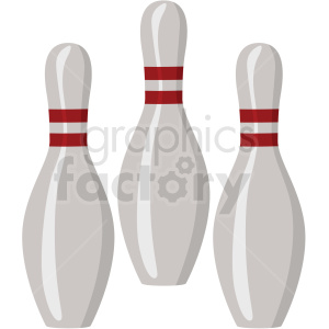 clipart - bowling pins vector clipart no background.