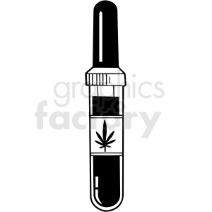 marijuana black+white cbd dropper