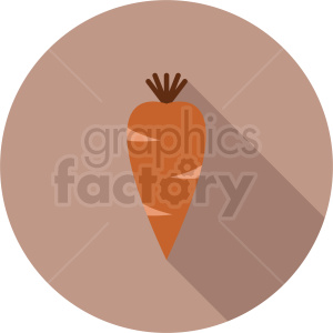 clipart - carrot clipart on circle background.