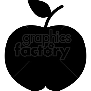 apple vector icon clipart 3