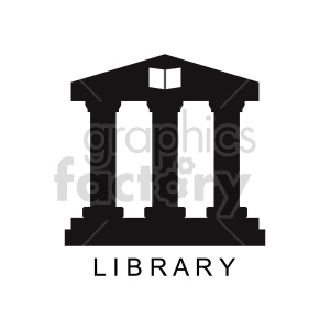 clipart - library vector graphic.