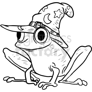 frog wizard clipart. Royalty-free image # 416668
