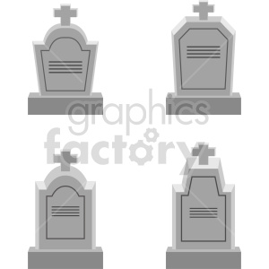 clipart - tombstone vector graphic.