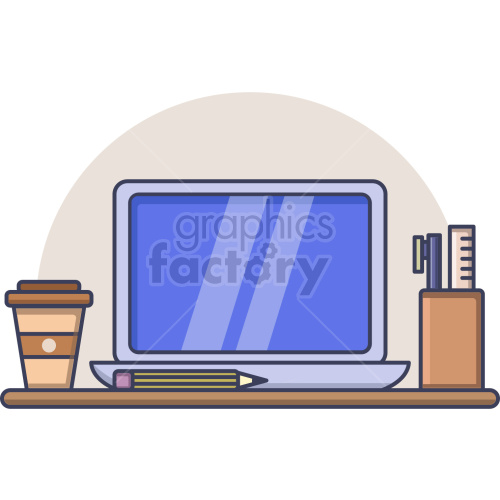 computer vector graphic clipart.