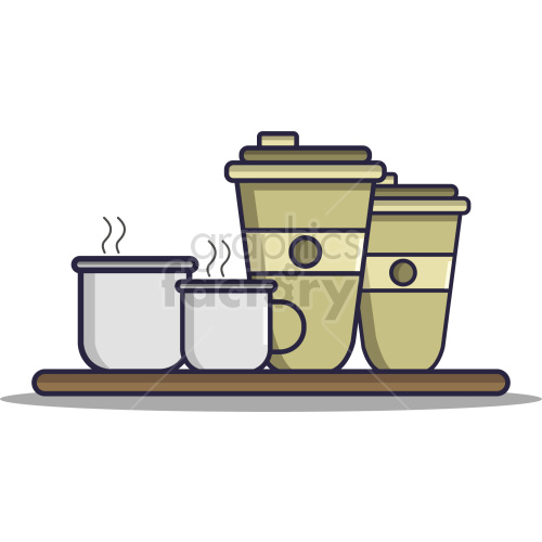 coffee tray clipart clipart. Royalty-free image # 418463