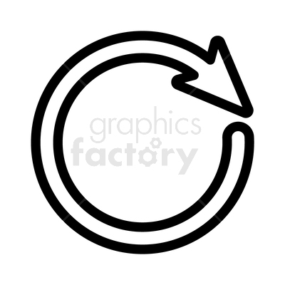 Illustration Vector Graphic of arrow circle icon 