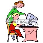   reading read home work homework school class student students education computer computers  Education012.gif Animations 2D Education 