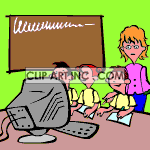 education_fun_computers001aa animation. Commercial use animation # 119902