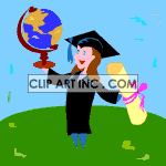   school education graduation graduations diploma diplomas  0_gradulation004.gif Animations 2D Education Graduation 