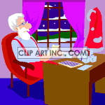   christmas xmas holidays winter santa desk desks  0_Christmas026.gif Animations 2D Holidays Christmas 