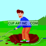 golfers002 animation. Royalty-free animation # 123048