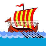   boat boats viking  transport072.gif Animations 2D Transportation 