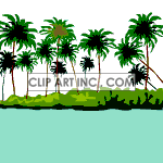   boat boats tropical river tree trees palm  transport086.gif Animations 2D Transportation 