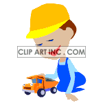   dump truck trucks construction heavy equipment toy toys  transport_04_124.gif Animations 2D Transportation 