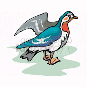 Colorful duck clipart. Royalty-free image # 130349