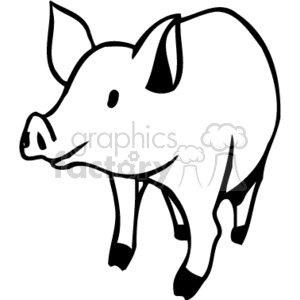   pig pigs swine hog hogs farm farms animals  BAB0303.gif Clip Art Animals Farm 