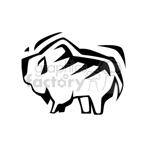 buffalo400 clipart. Commercial use image # 132118